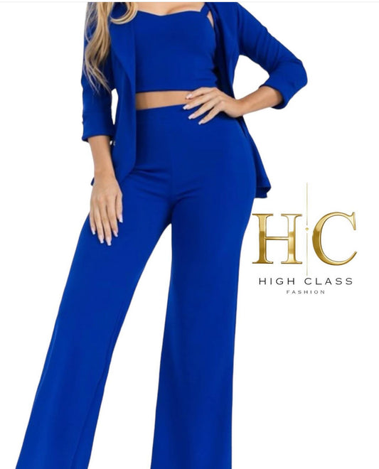 3 PIECE SET (ROYAL BLUE)